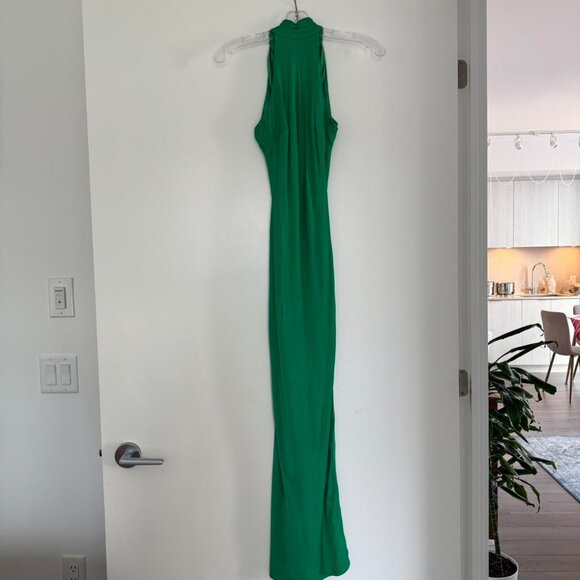 Green Backless Meshki Maxi Dress - Picture 4 of 6